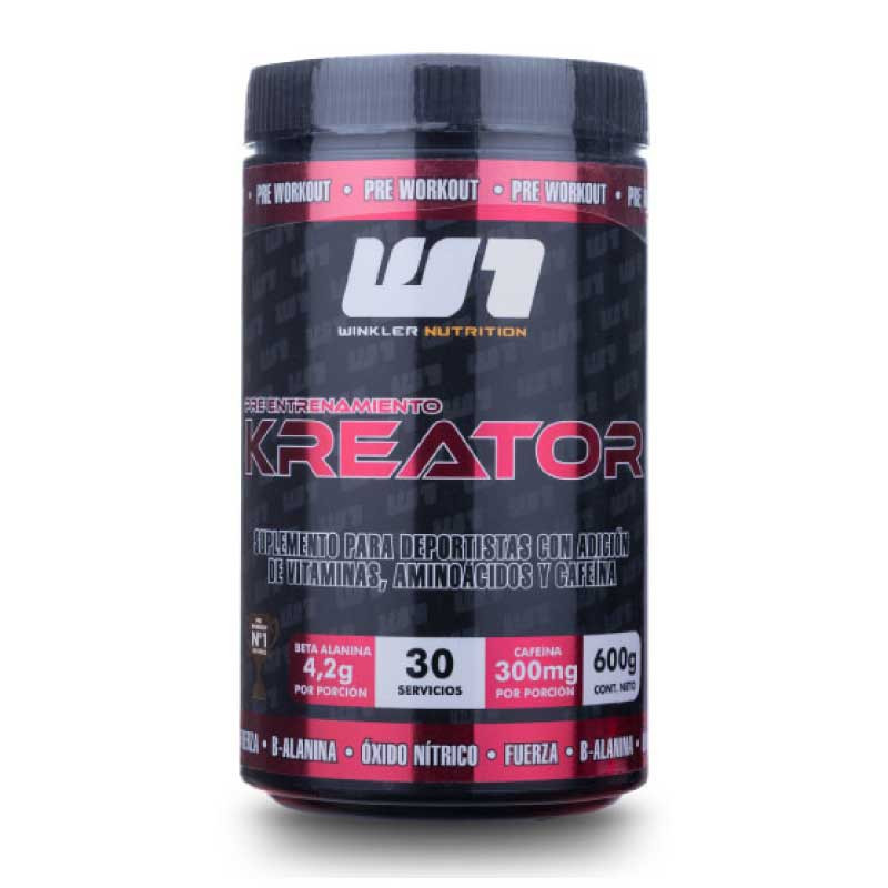 Pre Entreno Kreator 600 Grs. 30 Servicios