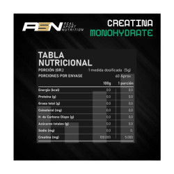 Creatina Monohydrate 300 grs.